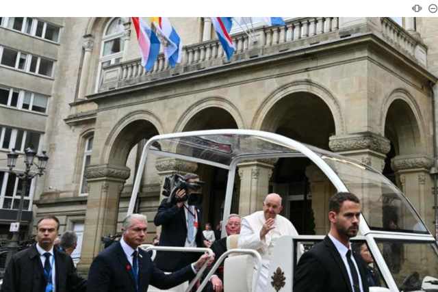 Papa Francisco no Luxemburgo